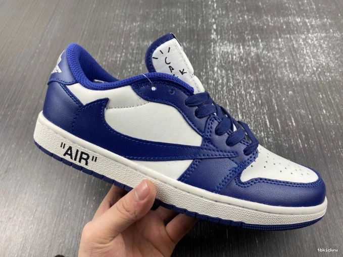 Rep TBK SCOTT AIR TRAVIS JORDAN X OFF-WHITE 1 DM7890-101 X CUSTOM 0727